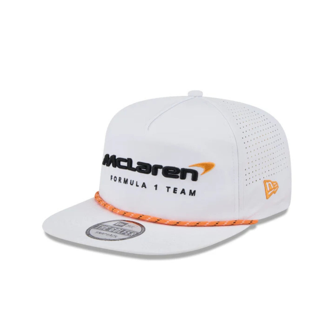 2025 McLaren F1™ Team New Era Golfer Performance Adult Cap - White
