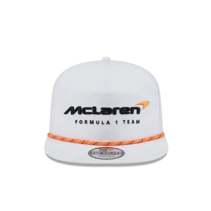 2025 McLaren F1™ Team New Era Golfer Performance Adult Cap - White