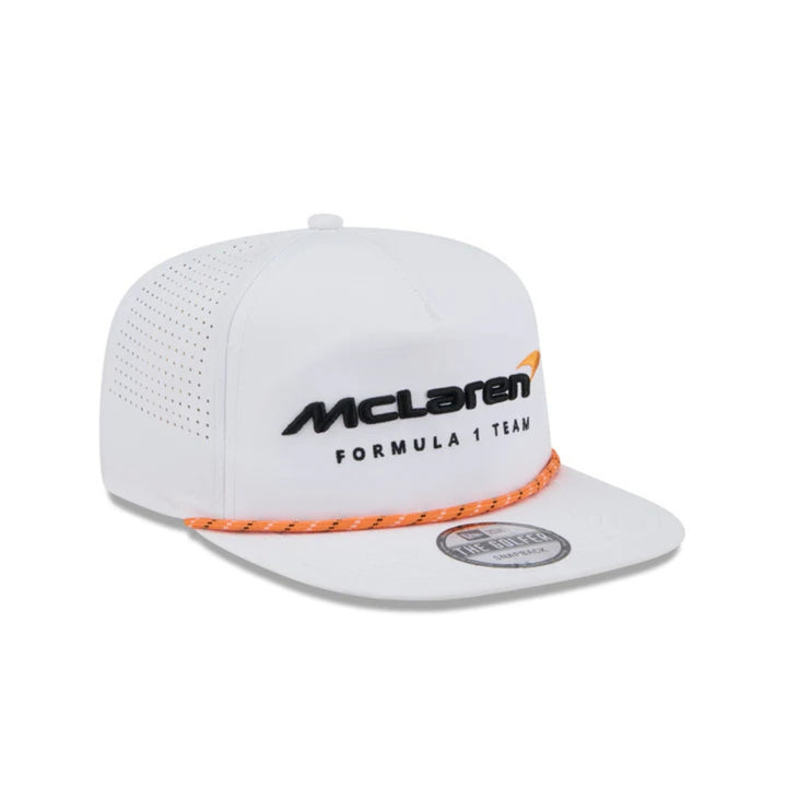 2025 McLaren F1™ Team New Era Golfer Performance Adult Cap - White