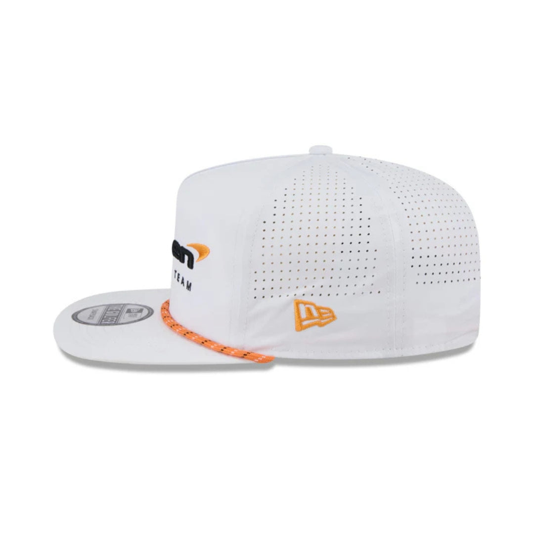 2025 McLaren F1™ Team New Era Golfer Performance Adult Cap - White