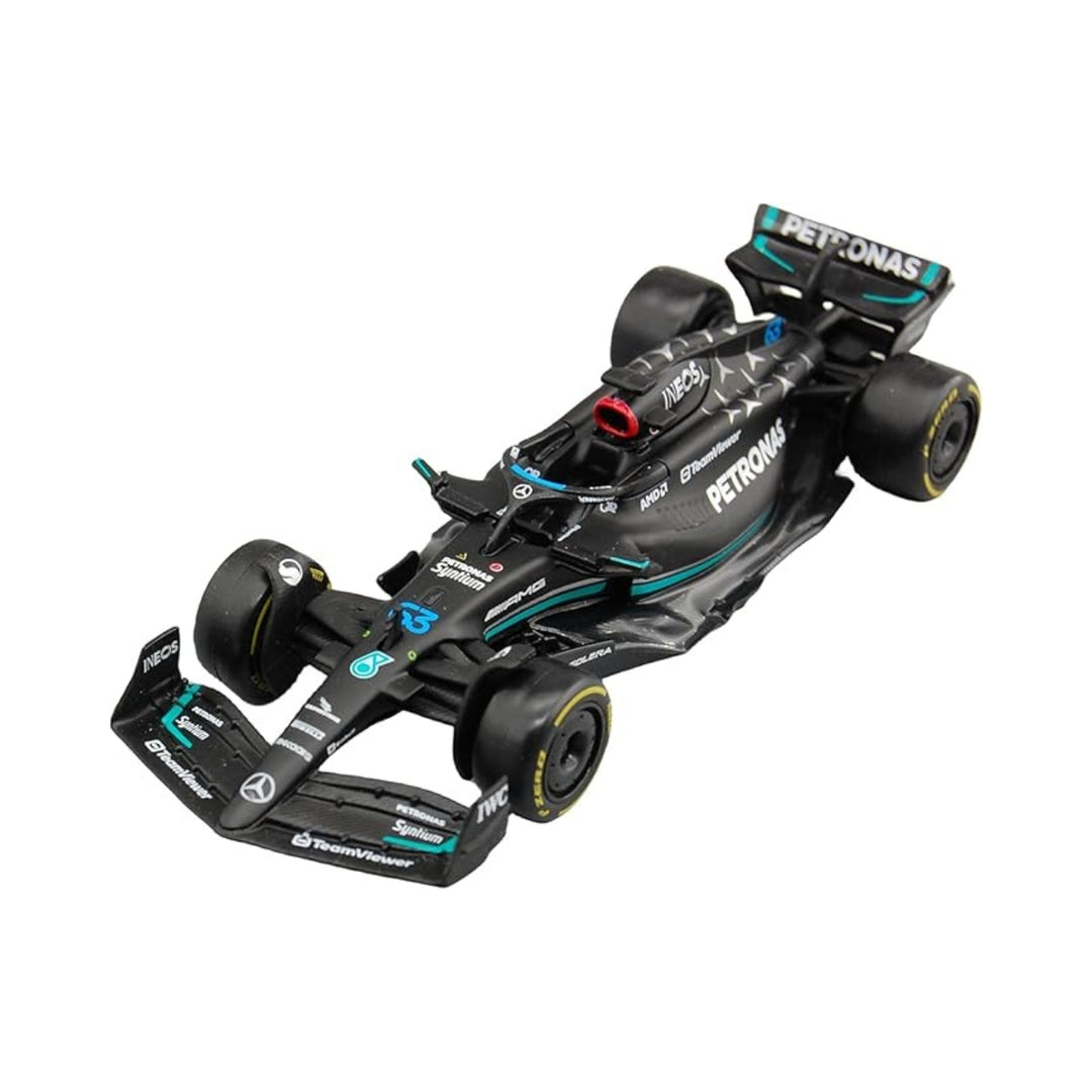 Mercedes AMG Petronas F1™ Team Lewis Hamilton & George Russell Bburago 1:24 Scale Model Car - Black