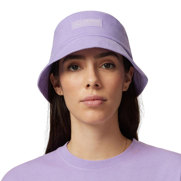 Mercedes AMG Petronas F1™ Team Retro Adult Bucket Hat - Mint / Blue / Lilac