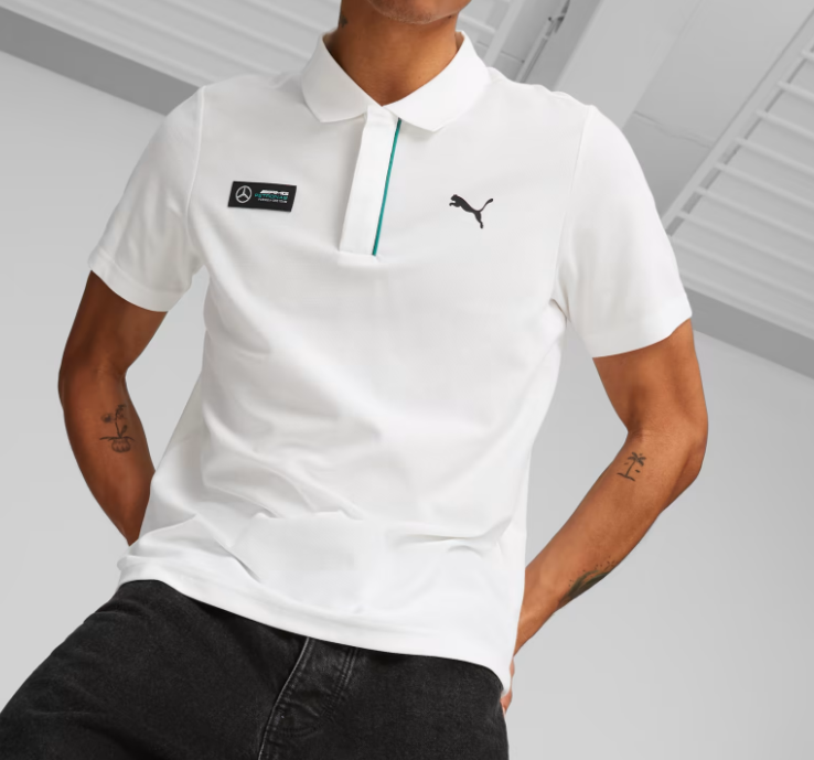 Mercedes AMG Petronas F1™ Men's Polo Shirt - White