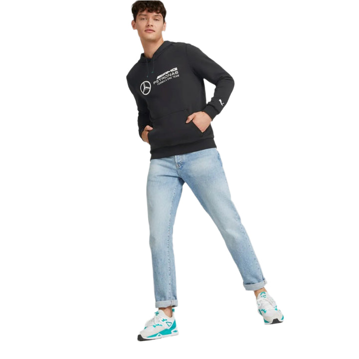 Mercedes AMG Petronas F1™ Team ESS Hooded Men's Sweatshirt - Black