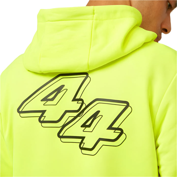 Mercedes AMG Petronas F1™ Team Lewis Hamilton Silverstone GP Hooded Men's Sweatshirt - Neon Yellow