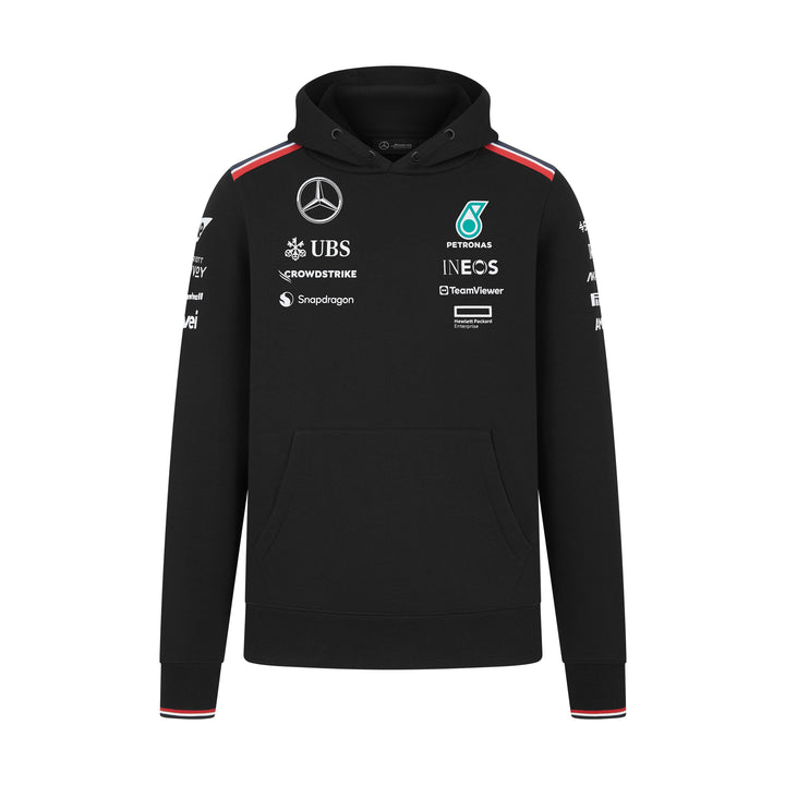 Mercedes-AMG スウェットフーディ Lサイズ 黒/白 Mercedes AMG Petronas F1™ Team Men's Hooded Sweatshirt