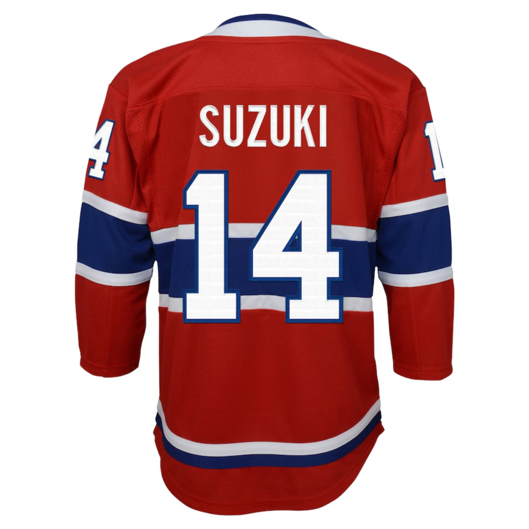 Montreal Canadiens NHL Authentic #14 Nick Suzuki Youth Jersey - Red