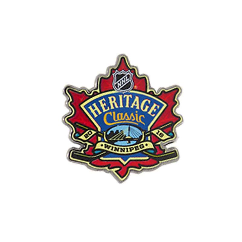 Pin de solapa clásico de la NHL® Winnipeg Heritage Primary 2016 - Multicolor