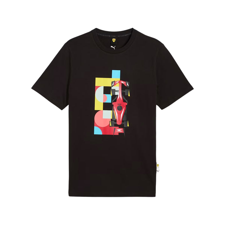 Scuderia Ferrari F1® Race Graphic Tee Men's - Black / White