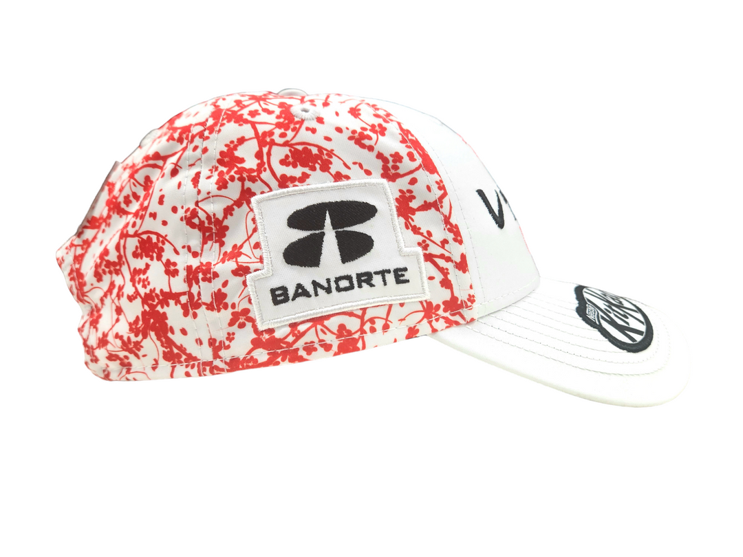 Gorra Cachucha Sergio Checo Perez Gran Premio Japon blanca adulto