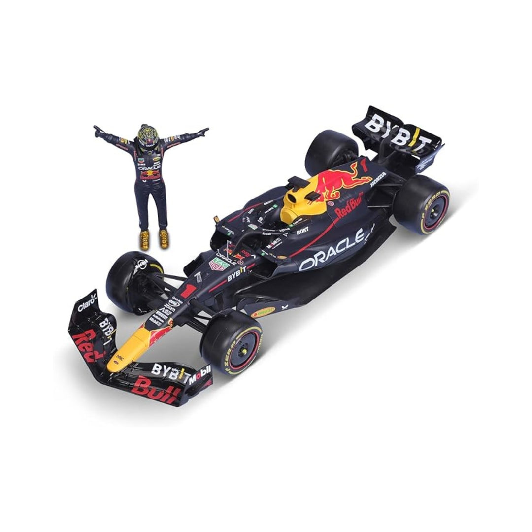 Red Bull Racing F1™ Team Max Verstappen RB19 Bburago 1:24 Scale Model Car - Blue