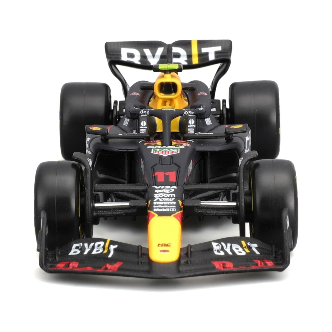 Red Bull Racing F1™ Team Max Verstappen & Sergio Perez RB20 Bburago 1:24 Scale Model Car - Blue
