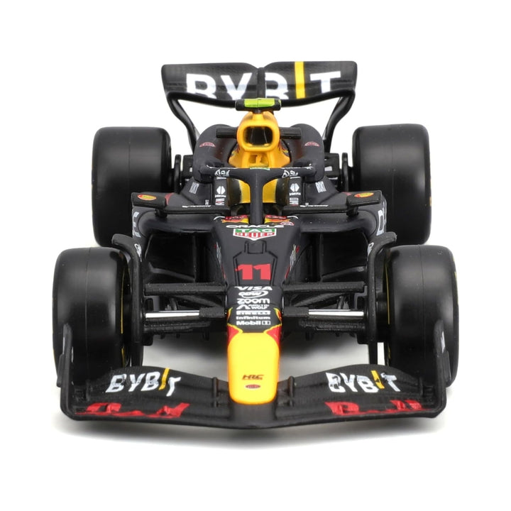 Red Bull Racing F1™ Team Max Verstappen & Sergio Perez RB20 Bburago 1:24 Scale Model Car - Blue