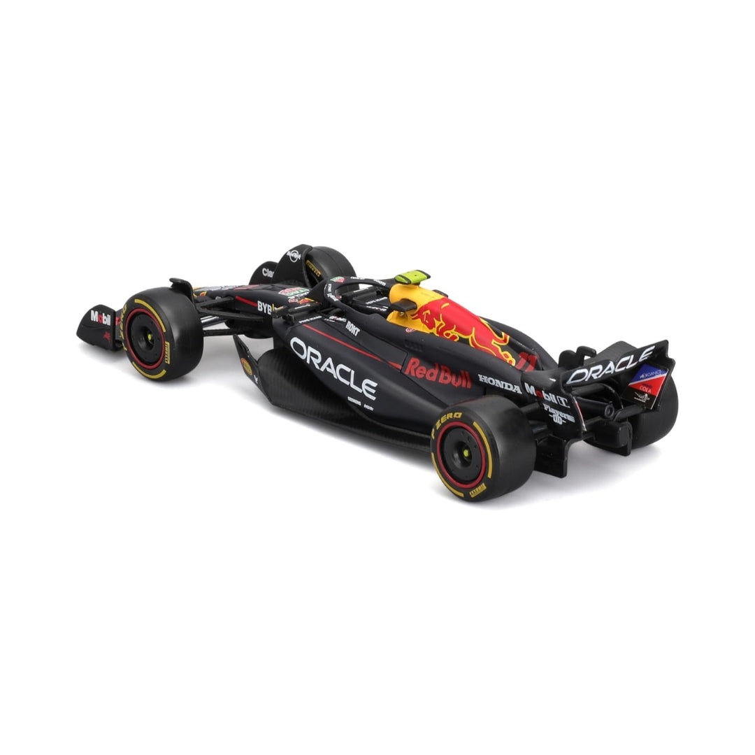 Red Bull Racing F1™ Team Max Verstappen & Sergio Perez RB20 Bburago 1:24 Scale Model Car - Blue