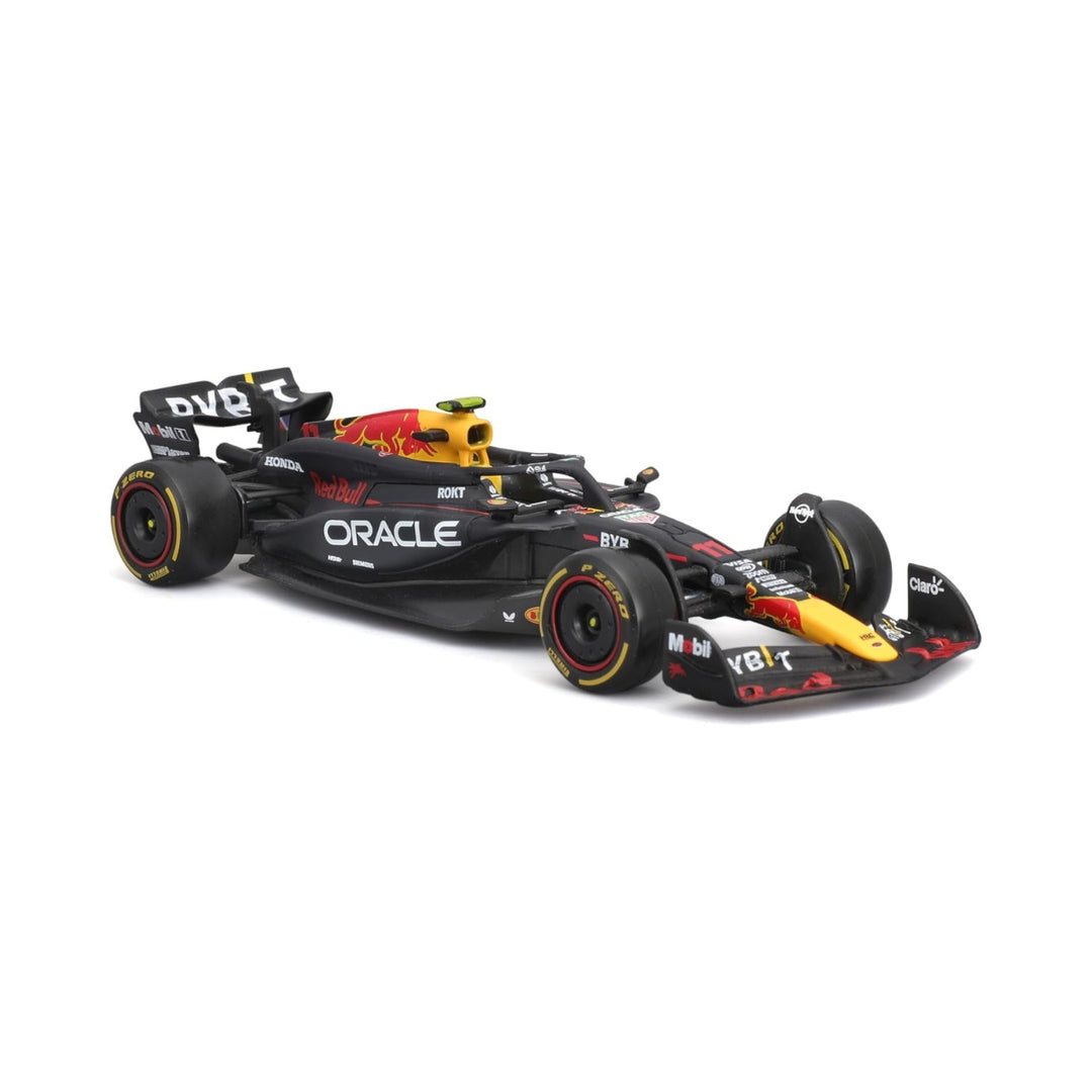 Red Bull Racing F1™ Team Max Verstappen & Sergio Perez RB20 Bburago 1:24 Scale Model Car - Blue