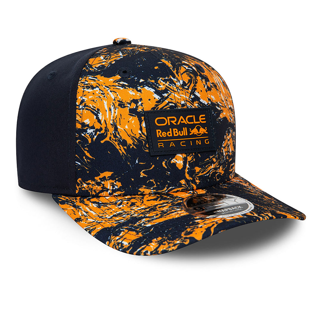 Red Bull Racing F1™ Team All Over Print 9Fifty Snapback Men's Cap - Night Sky and Orange
