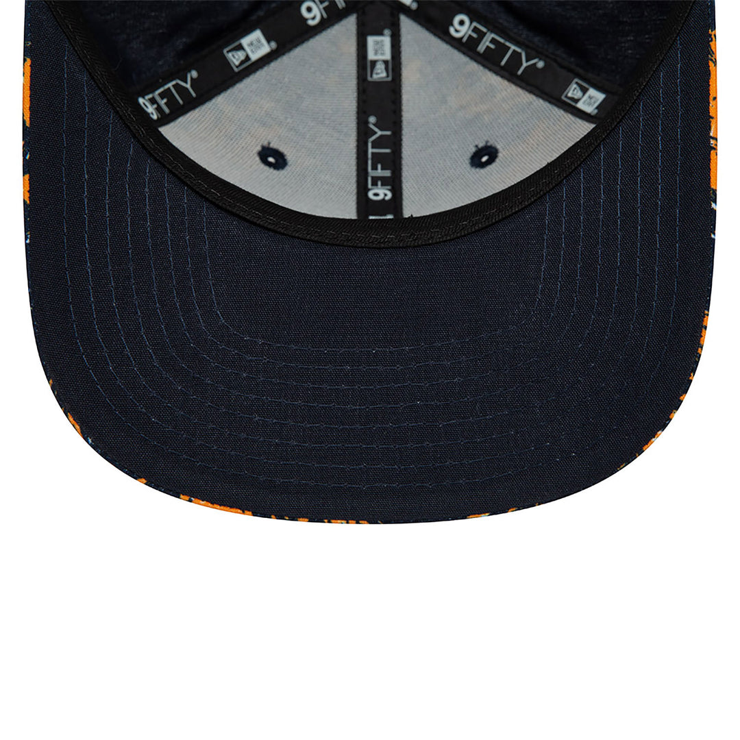 Red Bull Racing F1™ Team All Over Print 9Fifty Snapback Men's Cap - Night Sky and Orange