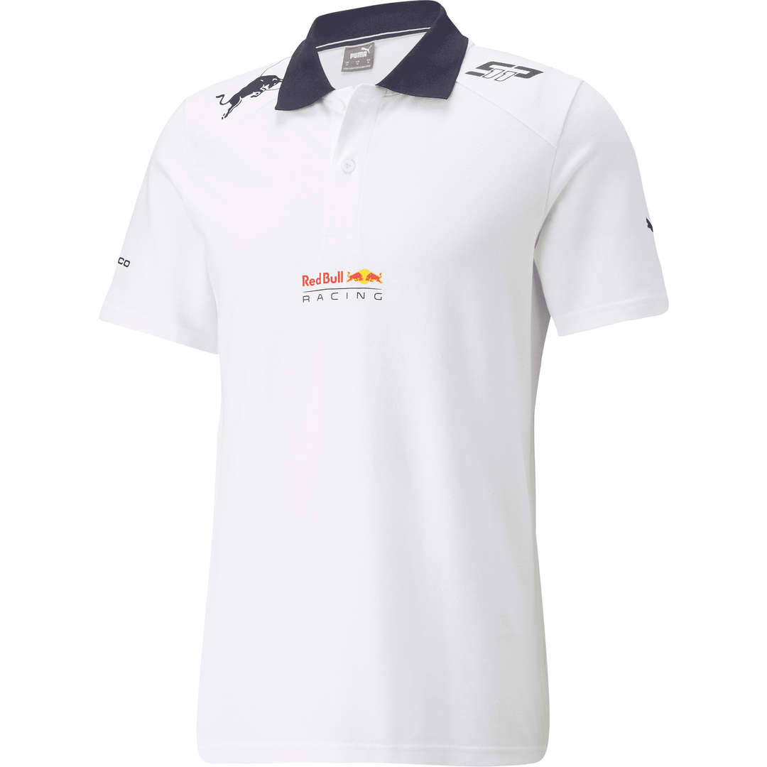 Red Bull Racing F1™ Team Sergio Perez Logo Men's Polo - White