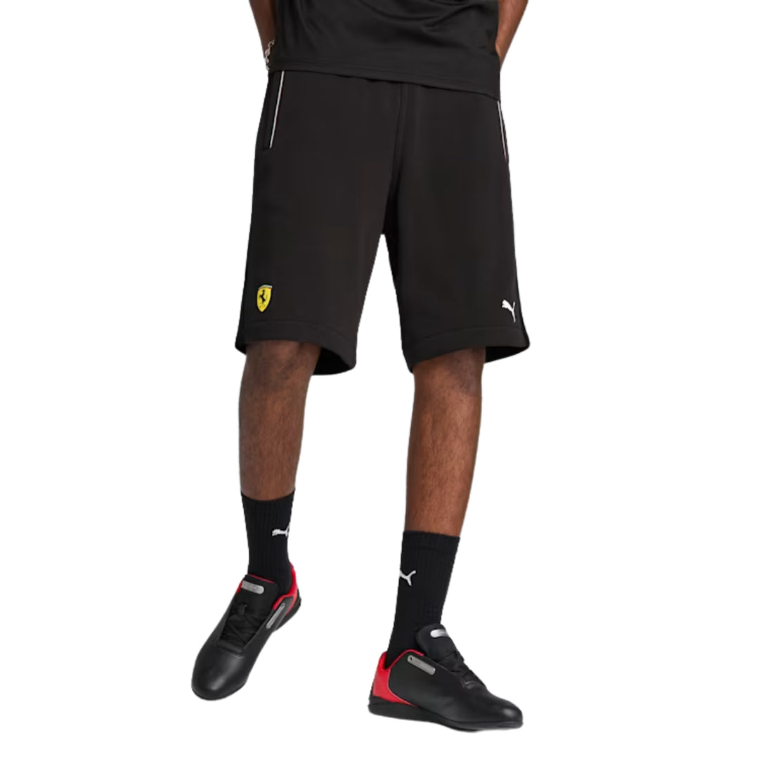 Scuderia Ferrari F1 Team Race Sweat Adult Shorts - Black