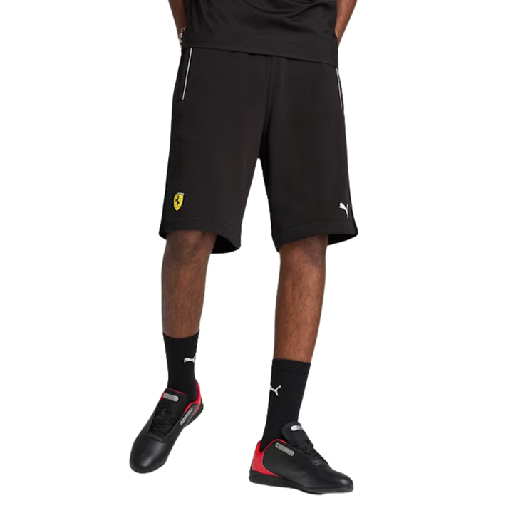 Scuderia Ferrari F1 Team Race Sweat Adult Shorts - Black