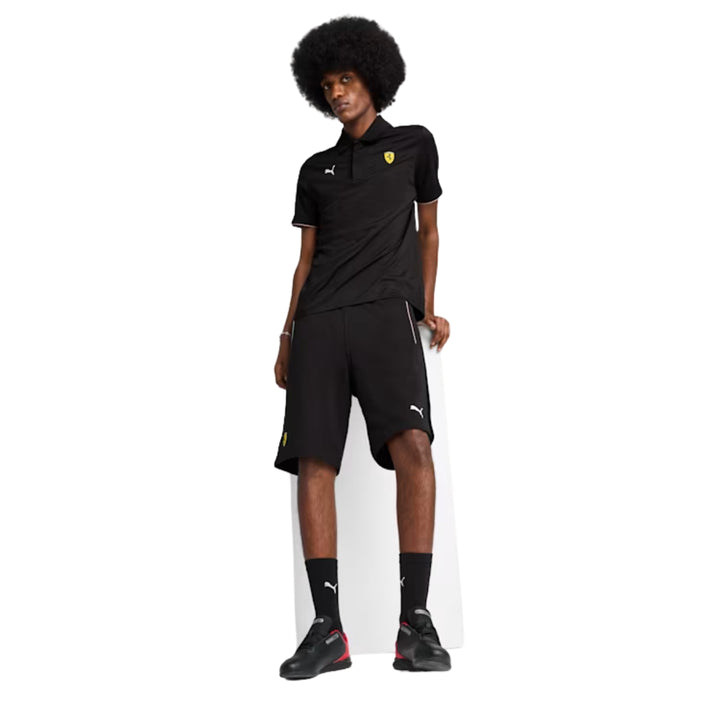 Scuderia Ferrari F1 Team Race Sweat Adult Shorts - Black