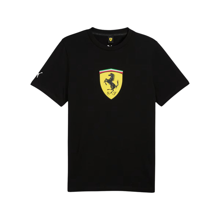 2025 Scuderia Ferrari F1™ Race CR Big Shield Men's T-Shirt - Rosso Corsa Red / Black / Green Moon