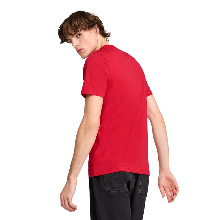 2025 Scuderia Ferrari F1™ Race CR Big Shield Men's T-Shirt - Rosso Corsa Red / Black / Green Moon