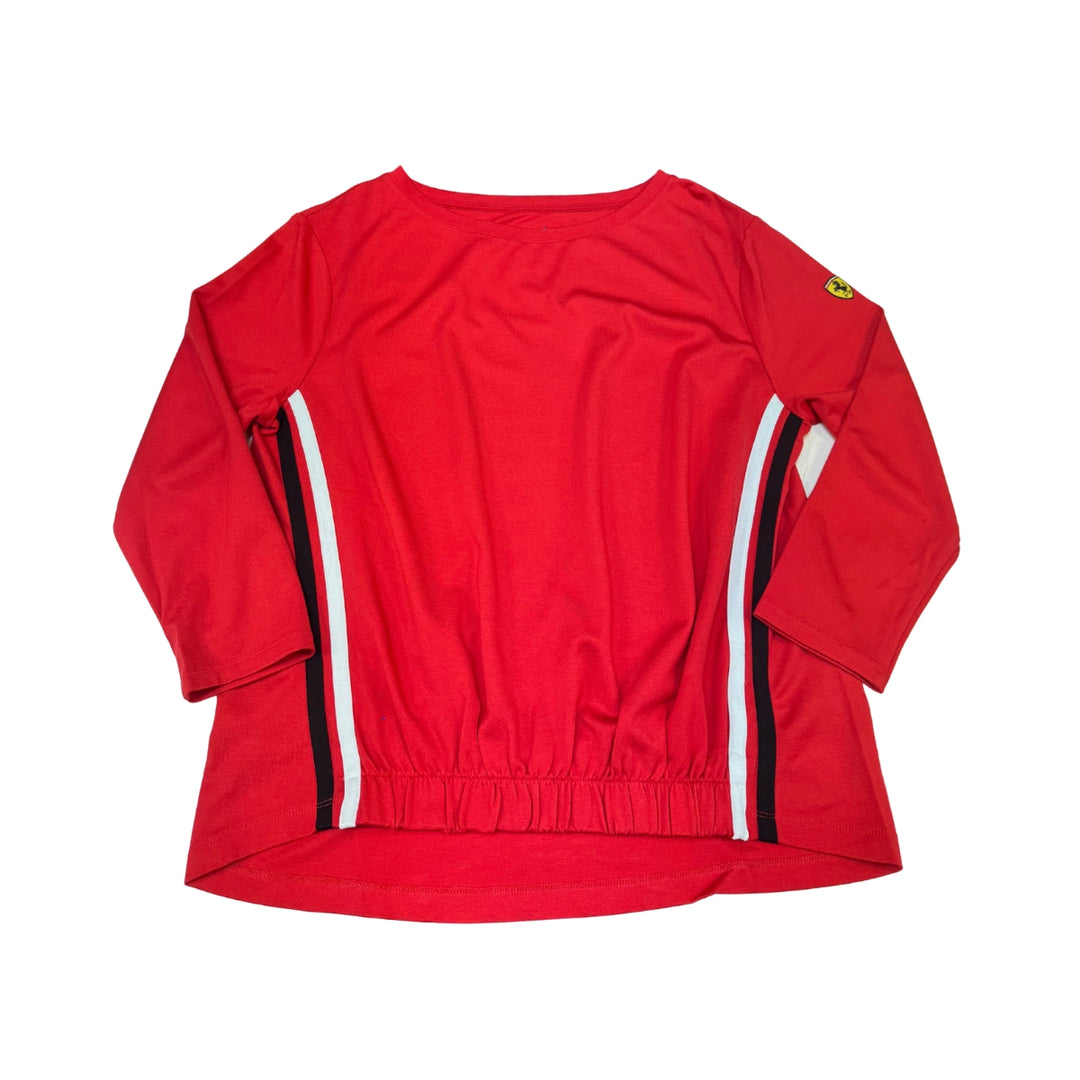 Scuderia Ferrari F1™ Team 3/4 Sleeve C-Neck Women's Sweater - Red