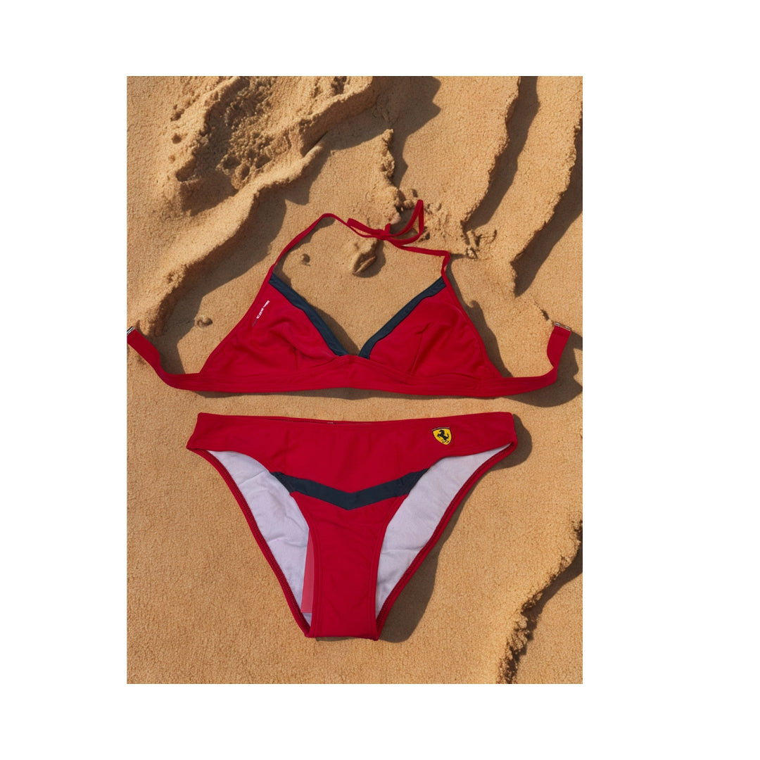 Scuderia Ferrari F1™ Team Logo Women's Beach Bikini Set - Red