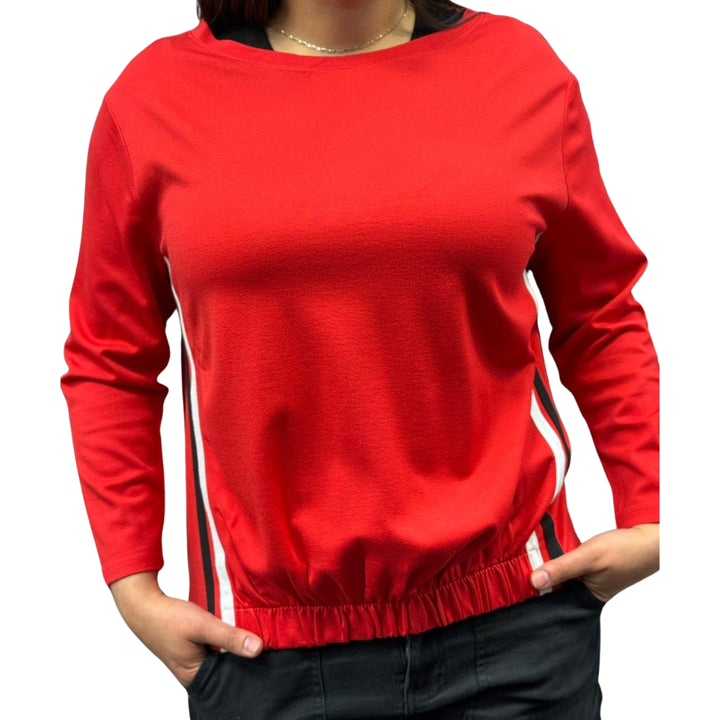 Scuderia Ferrari F1™ Team 3/4 Sleeve C-Neck Women's Sweater - Red