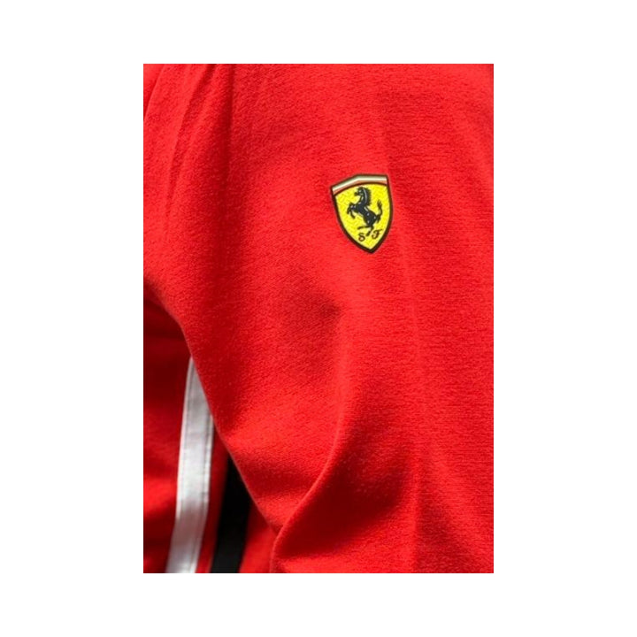 Scuderia Ferrari F1™ Team 3/4 Sleeve C-Neck Women's Sweater - Red