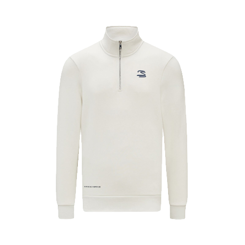 Ayrton Senna Seasonal Half-Zip Sweater - Men - Beige