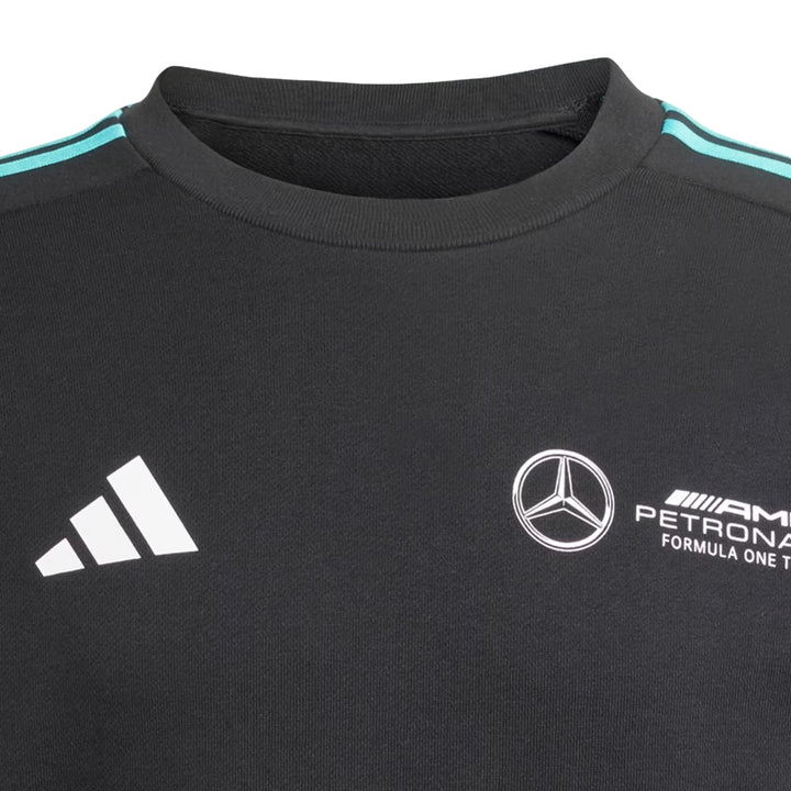 2025 Mercedes AMG Petronas F1™ Team x Adidas DNA Alphaskin Pullover Sweatshirt  -Black