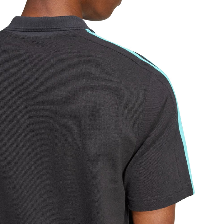 2025 Mercedes AMG Petronas F1™ Team x Adidas DNA Men's Polo - Black