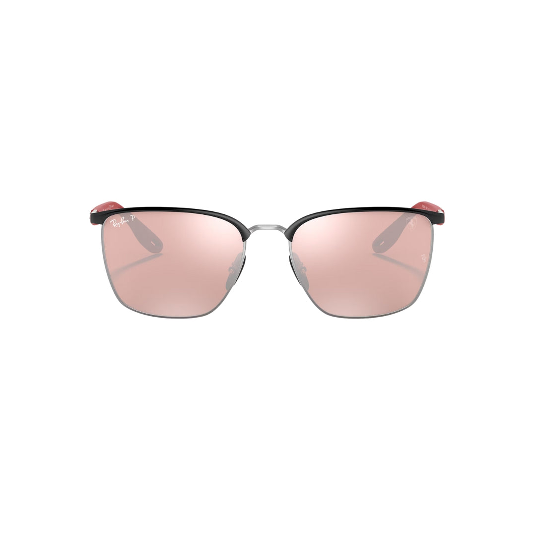 2025 Scuderia Ferrari F1™ Team x Ray-Ban RB3673M Adult Sunglasses - Silver Polar