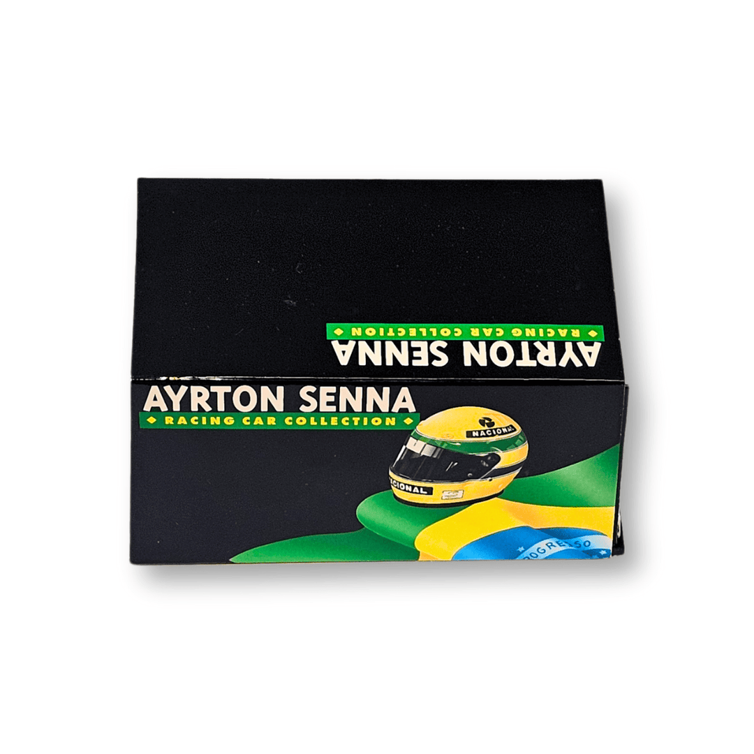 Modèle réduit de voiture miniature moulée sous pression Minichamps « What if » de 1993, Ayrton Senna, Indy Penske Chevrolet, échelle 1:43, blanche