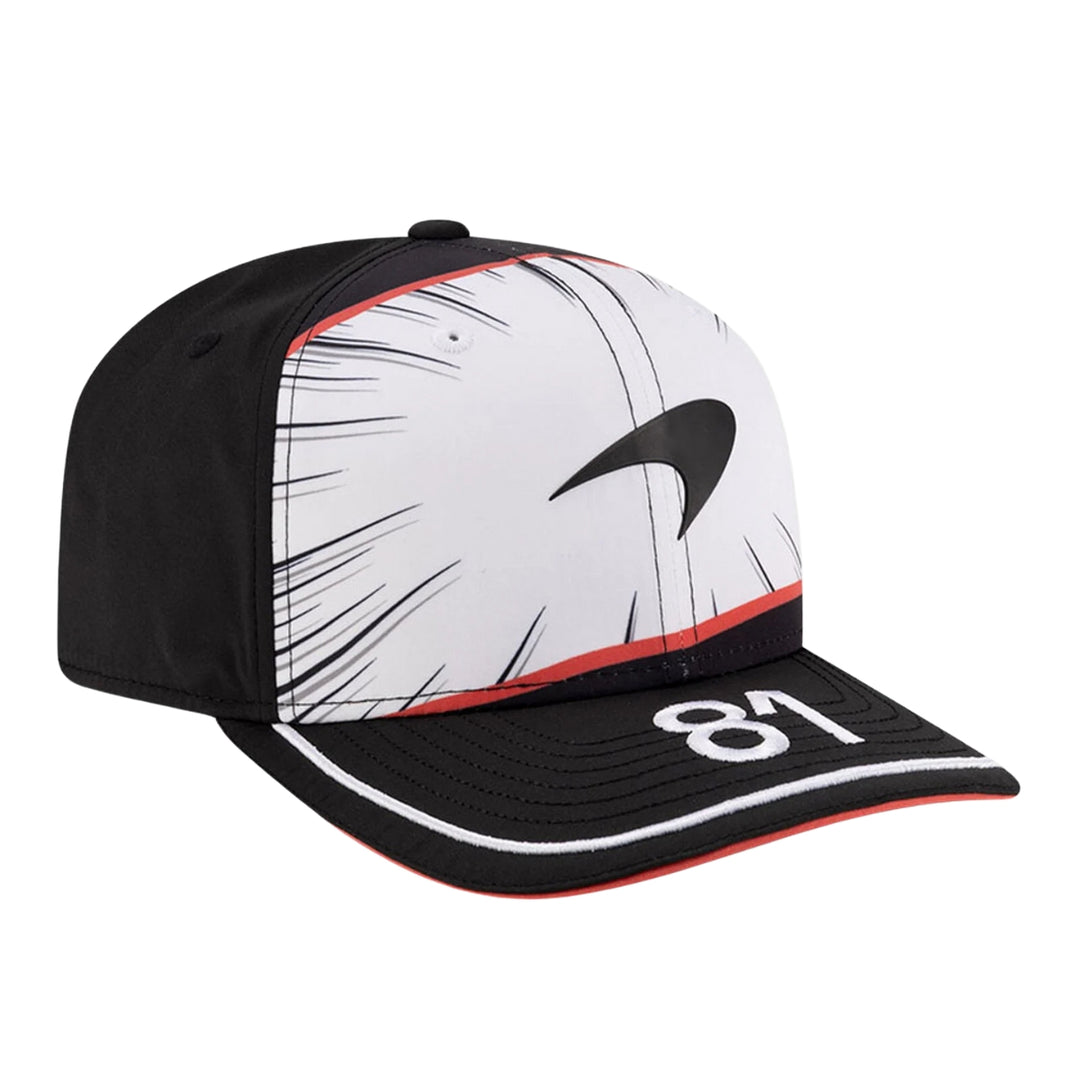 2025 McLaren F1™ Team Oscar Piastri Japan GP 9Seventy Adult Cap - Black and White