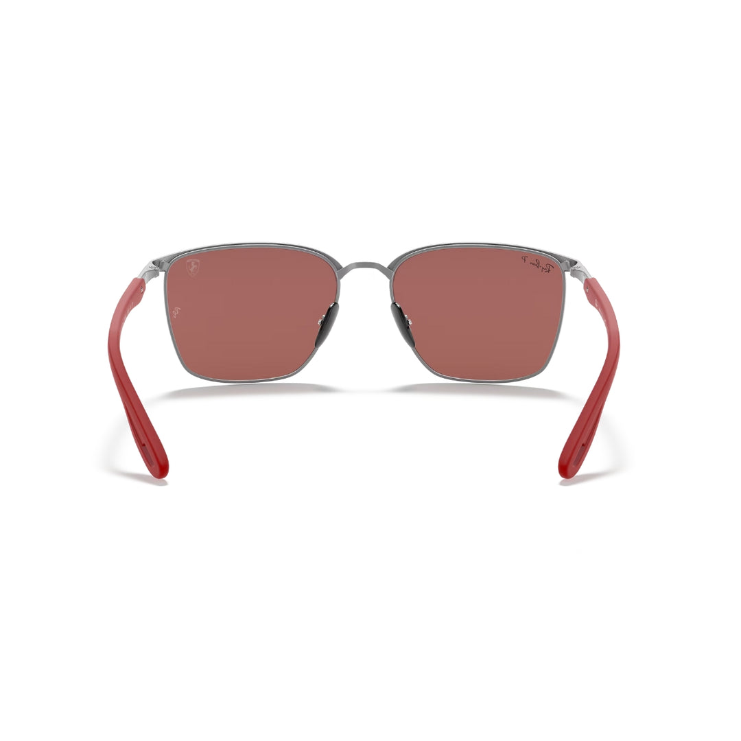 2025 Scuderia Ferrari F1™ Team x Ray-Ban RB3673M Adult Sunglasses - Silver Polar