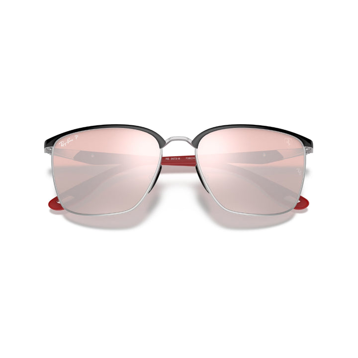 2025 Scuderia Ferrari F1™ Team x Ray-Ban RB3673M Adult Sunglasses - Silver Polar