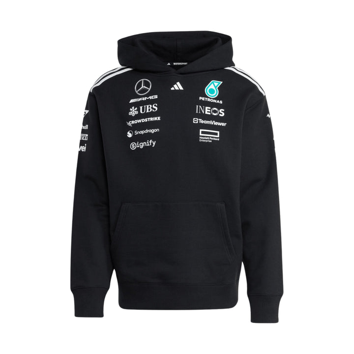 2025 Mercedes AMG Petronas F1™ Team x Adidas  Men's Hoodie - Black