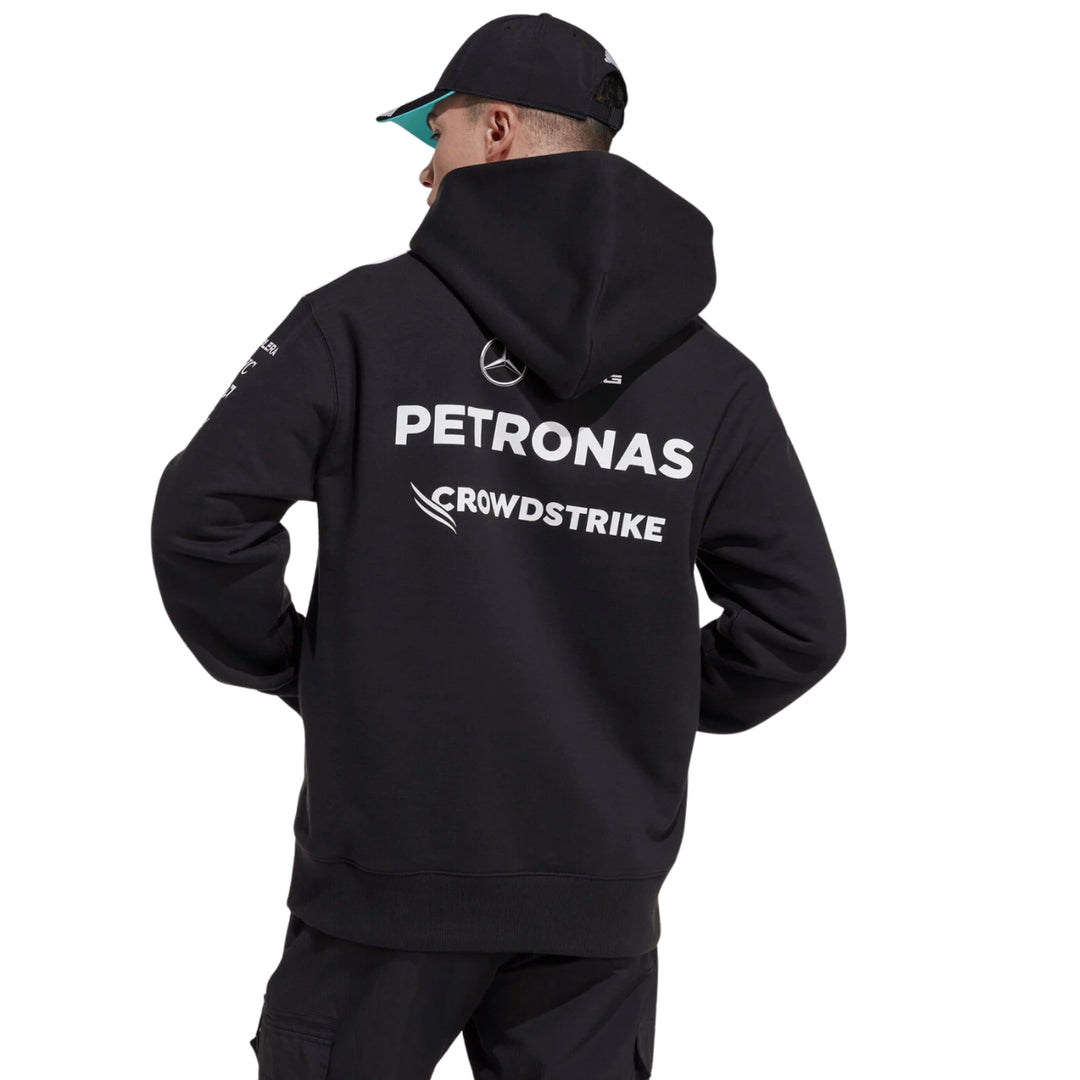 2025 Mercedes AMG Petronas F1™ Team x Adidas  Men's Hoodie - Black