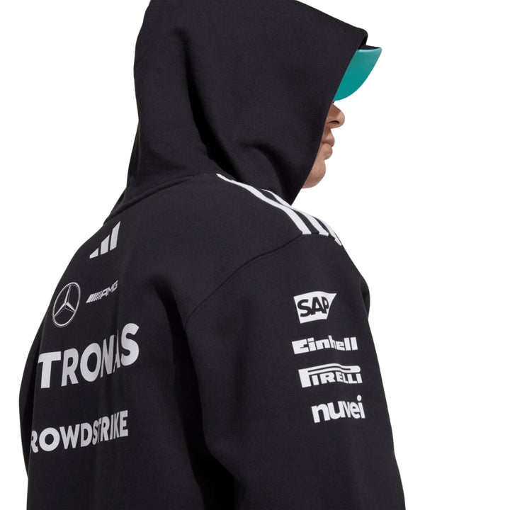 2025 Mercedes AMG Petronas F1™ Team x Adidas  Men's Hoodie - Black