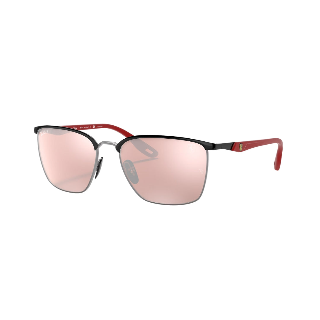 2025 Scuderia Ferrari F1™ Team x Ray-Ban RB3673M Adult Sunglasses - Silver Polar