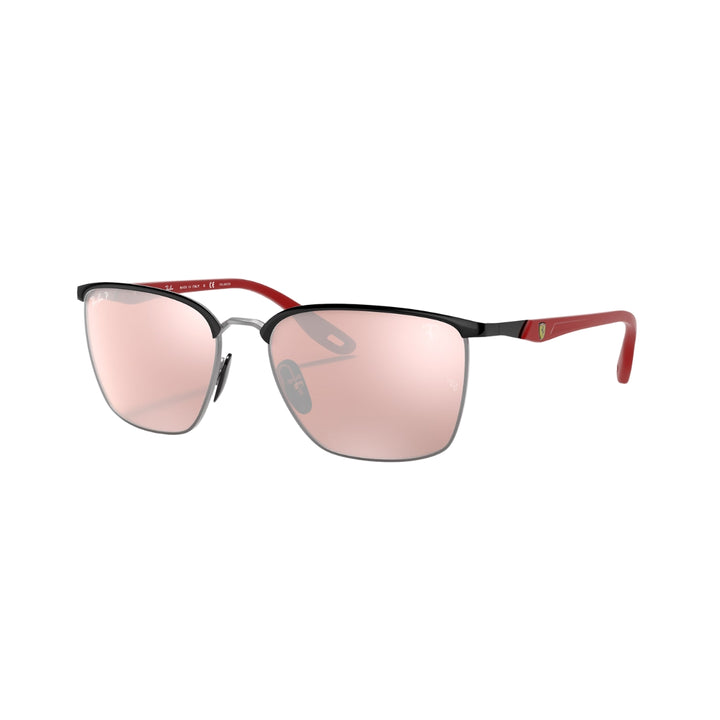 2025 Scuderia Ferrari F1™ Team x Ray-Ban RB3673M Adult Sunglasses - Silver Polar