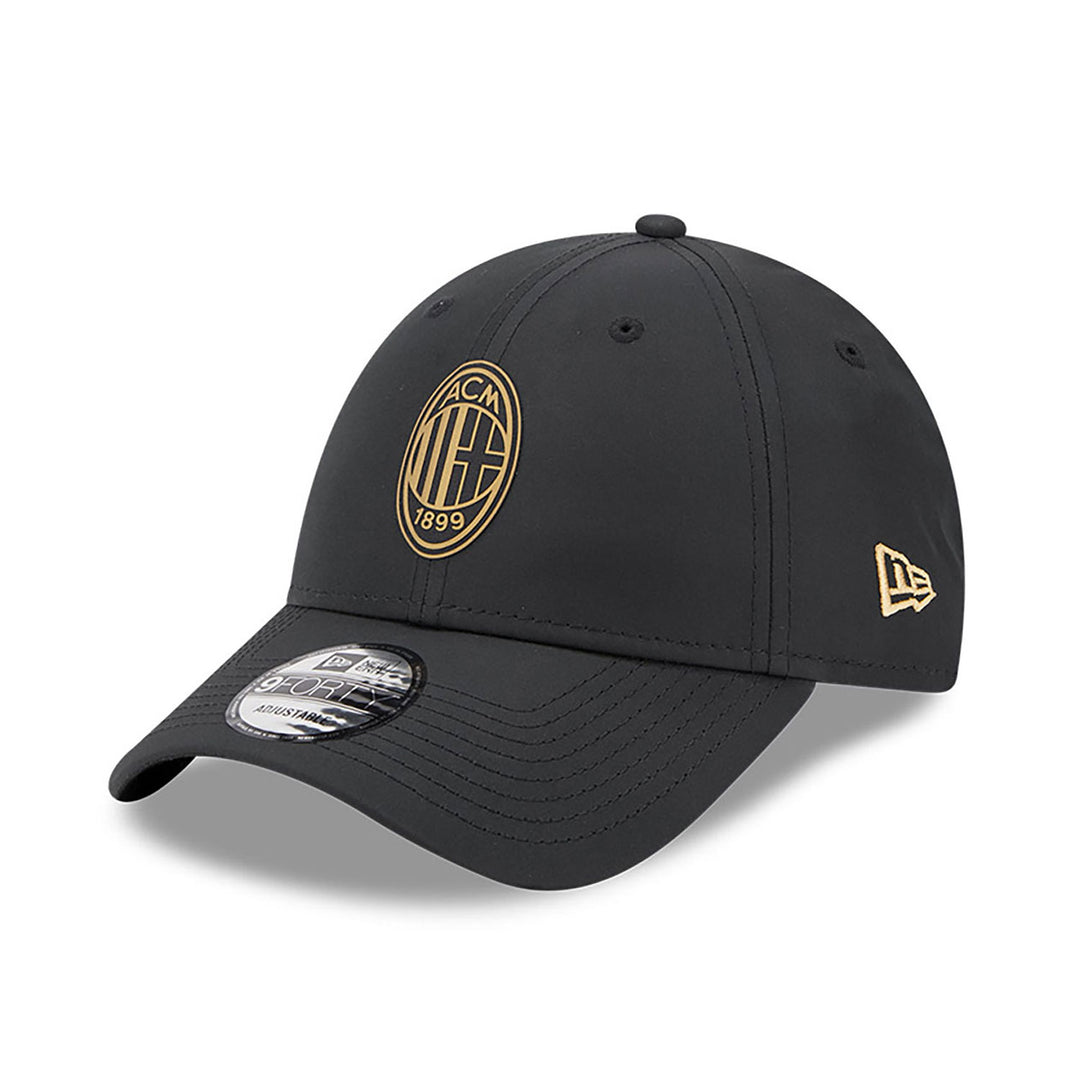 AC Milan Black 9FORTY Adjustable Men's Cap - Black