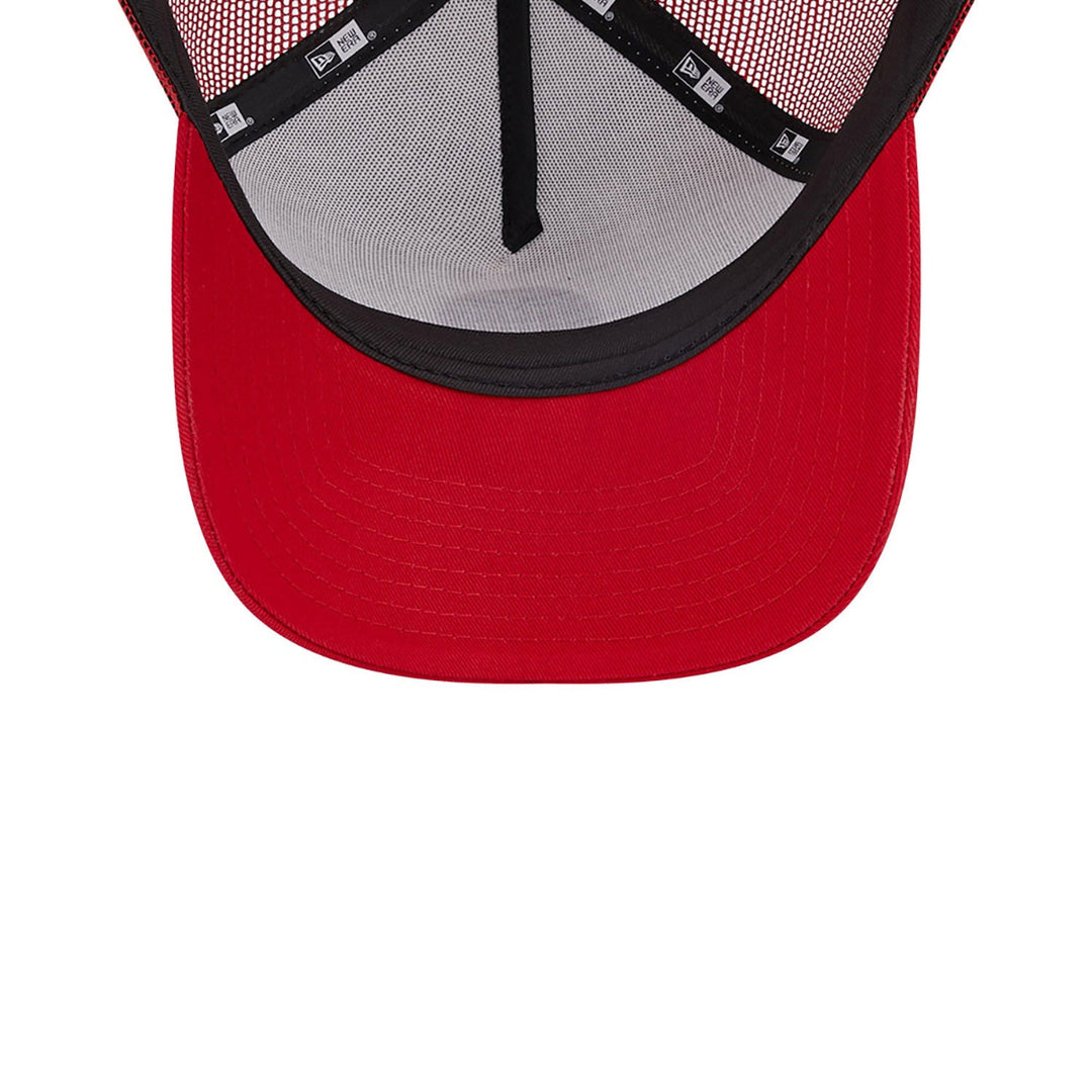 AC Milan White A-Frame Trucker Adult Cap - White and Red