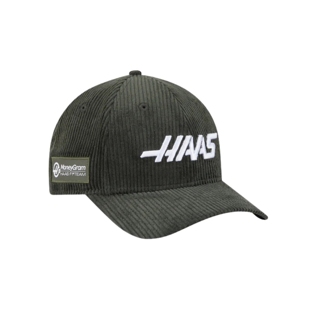 2025 Haas  F1™ Team New Era 9FORTY Corduroy Hat – Green