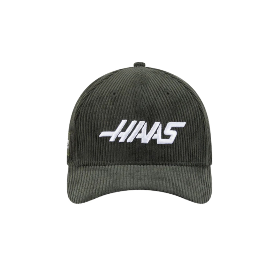 2025 Haas  F1™ Team New Era 9FORTY Corduroy Hat – Green
