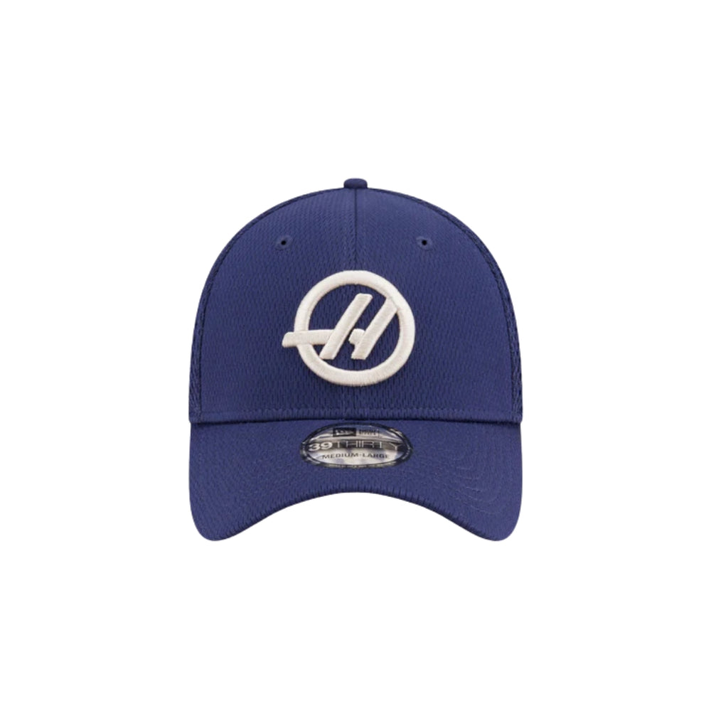 2025 Haas  F1™ Team New Era Dashmark 39THIRTY Fitted Hat – Navy (M/L)