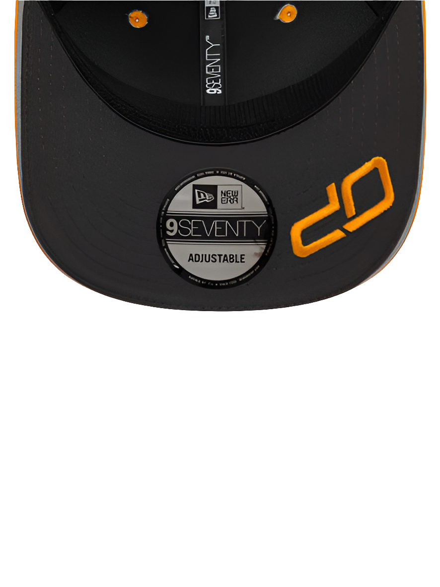 2025 Oscar Piastri McLaren F1 Team 9Seventy Driver New Era Baseball Cap - Papaya Orange